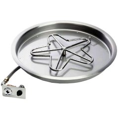25 Inch Manual Ignition Fire Pit Kit 150,000 BTU (image for) 25 Inch Manual Ignition Fire Pit Kit 150,000 BTU