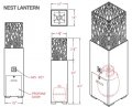 American Fyre Design Nest Lantern
