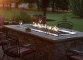 Carol Rose Outdoor Linear Fire Pit