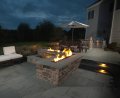 Linear Interlink Fire Pit With Electronic Ignition