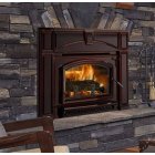 Quadra-Fire Voyageur Grand Mahogany Wood Fireplace Insert