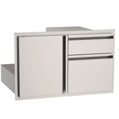 30-Inch Wide American Outdoor Grill Storage Door With Double Drawers (image for) 30-Inch Wide American Outdoor Grill Storage Door With Double Drawers