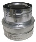 Direct Vent Pipe Reducer 5" X 8" To 4" X 6-5/8"