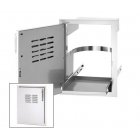 14" Wide American Outdoor Grill Single Access Door With Tank Tray
