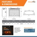 SimpliFire 30" Built-In Electric Fireplace