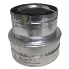 Direct Vent Pipe Reducer 5" X 8" To 4" X 6-5/8"