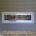 Boulevard See-Through 60 Inch Vent Free Linear Fireplace