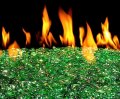 Emerald Glass Fire Gems
