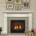 Quartz 36" Platinum Direct Vent Fireplace by Majestic