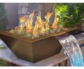 Gas Fire Pit Water Feature With Electronic Ignition