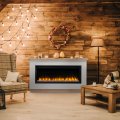 SimpliFire 50" Allusion Platinum Electric Fireplace