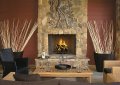 36" Outdoor Real Masonry Wood Fireplace