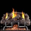 24 Inch Vent Free Charred Frontier Oak Outdoor Gas Log Set