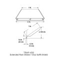 Rain / Vinyl Soffit Shield for DVP & SLP Series Pipe