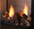 Ventfree See-Thru Fireplace with Multi-Side Log Set