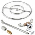 18 Inch Stainless Steel Gas Fire Pit Ring Kit