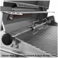 American Outdoor Grill Post Mounted With Interior Lighting