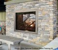 Rushmore 40 Inch See-Through Direct Vent Fireplace