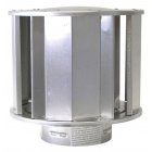 High Wind Vertical Cap For 4" X 6-5/8" Direct Vent Pipe