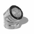 Heat-N-Glo 45 Degree Elbow for DVP Series Vent Pipe