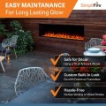 SimpliFire 55" Forum Outdoor Electric Fireplace