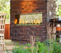 Lanai See-Through Outdoor Gas Fireplace