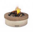 Outdoor Campfire with Terracotta Tile Top